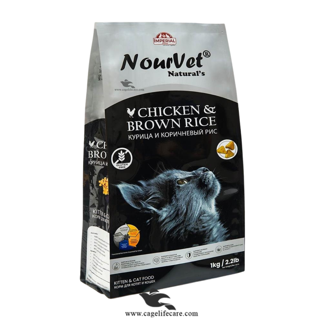 Nourvet Natural Silver Cat Food – 1 KG