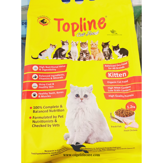 Topline Kitten Food – Premium Daily Nutrition for Growing Cat Kittens
