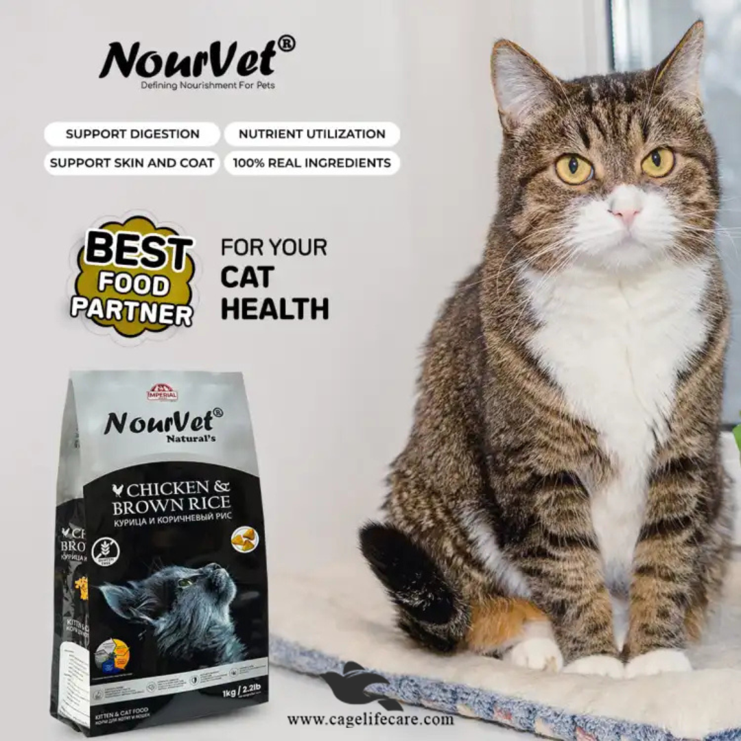 Nourvet Natural Silver Cat Food – 1 KG
