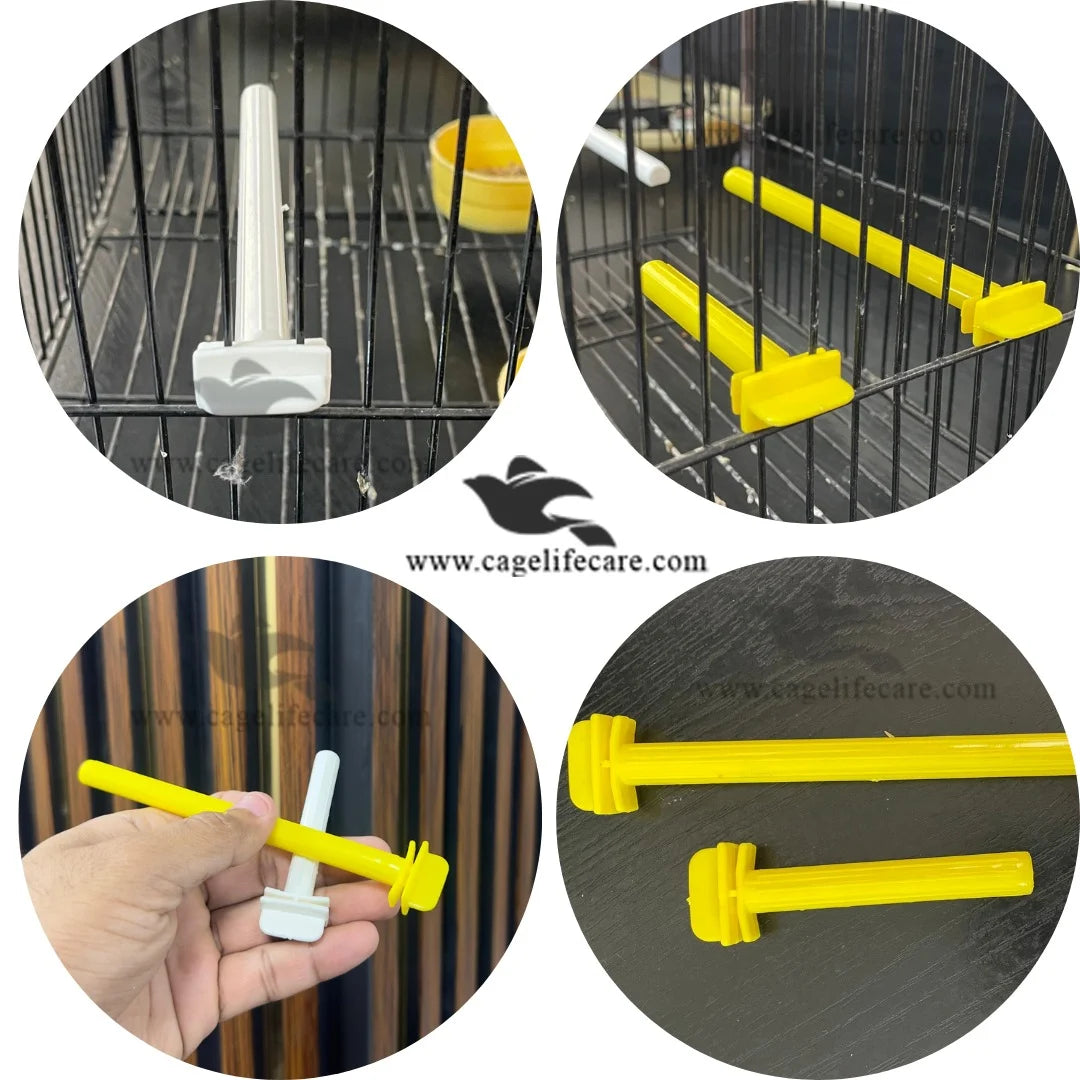 Plastic Twist Perch - Bird Stick for Small Birds - Details