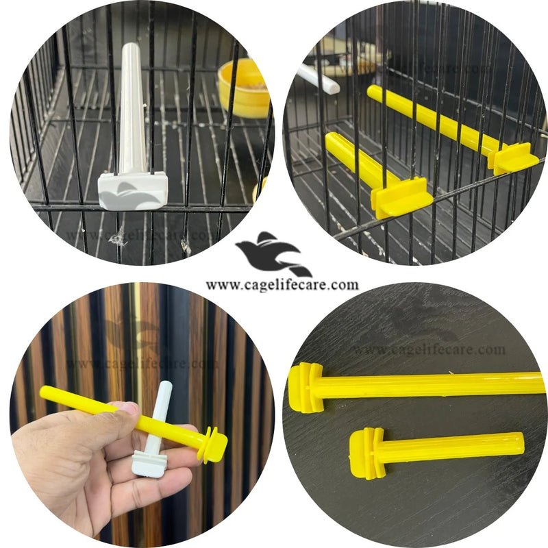 Plastic Twist Perch - Bird Stick for Small Birds