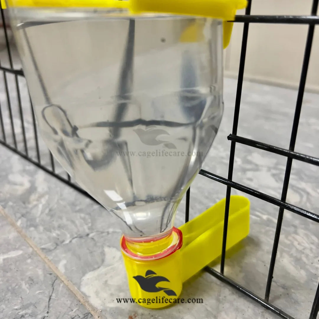 Water Deflector For All Birds With Soft Drink Bottle