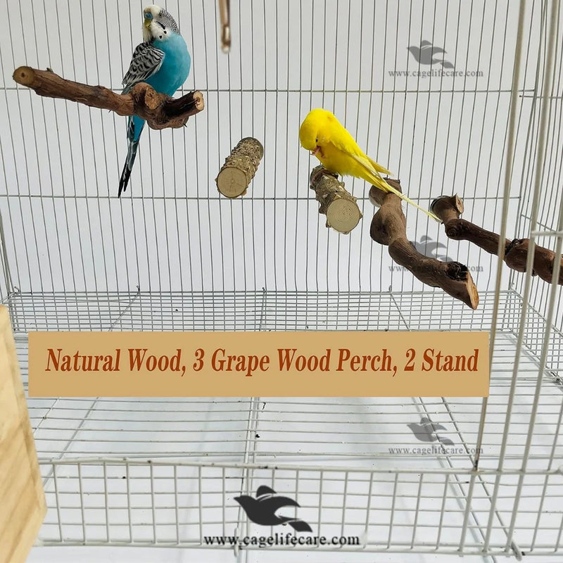 Wing Nut Perch – Natural Tree Branches Sticks for Birds