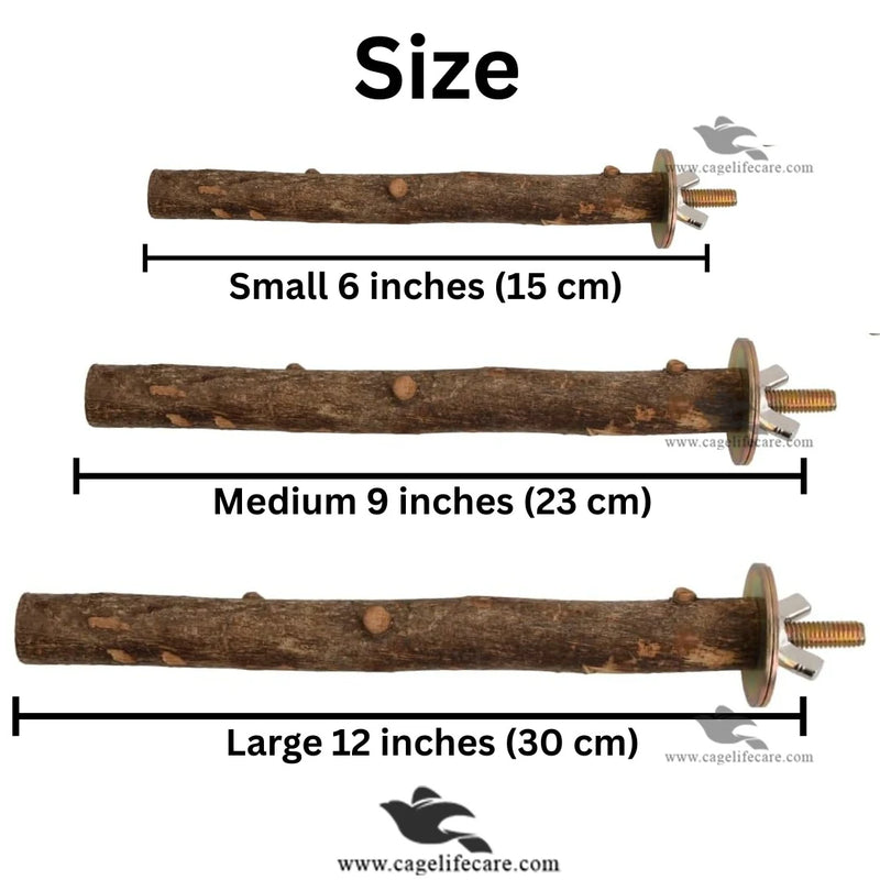 Wing Nut Perch – Natural Tree Branches Sticks for Birds